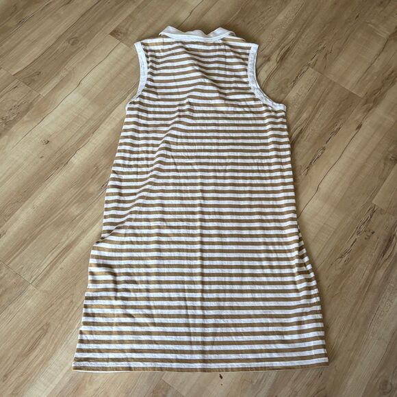 NEW KULE polo dress in white/beige - Picture 5 of 5